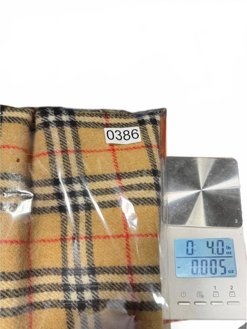 Burberry Vintage Classic Check Wool Scarf